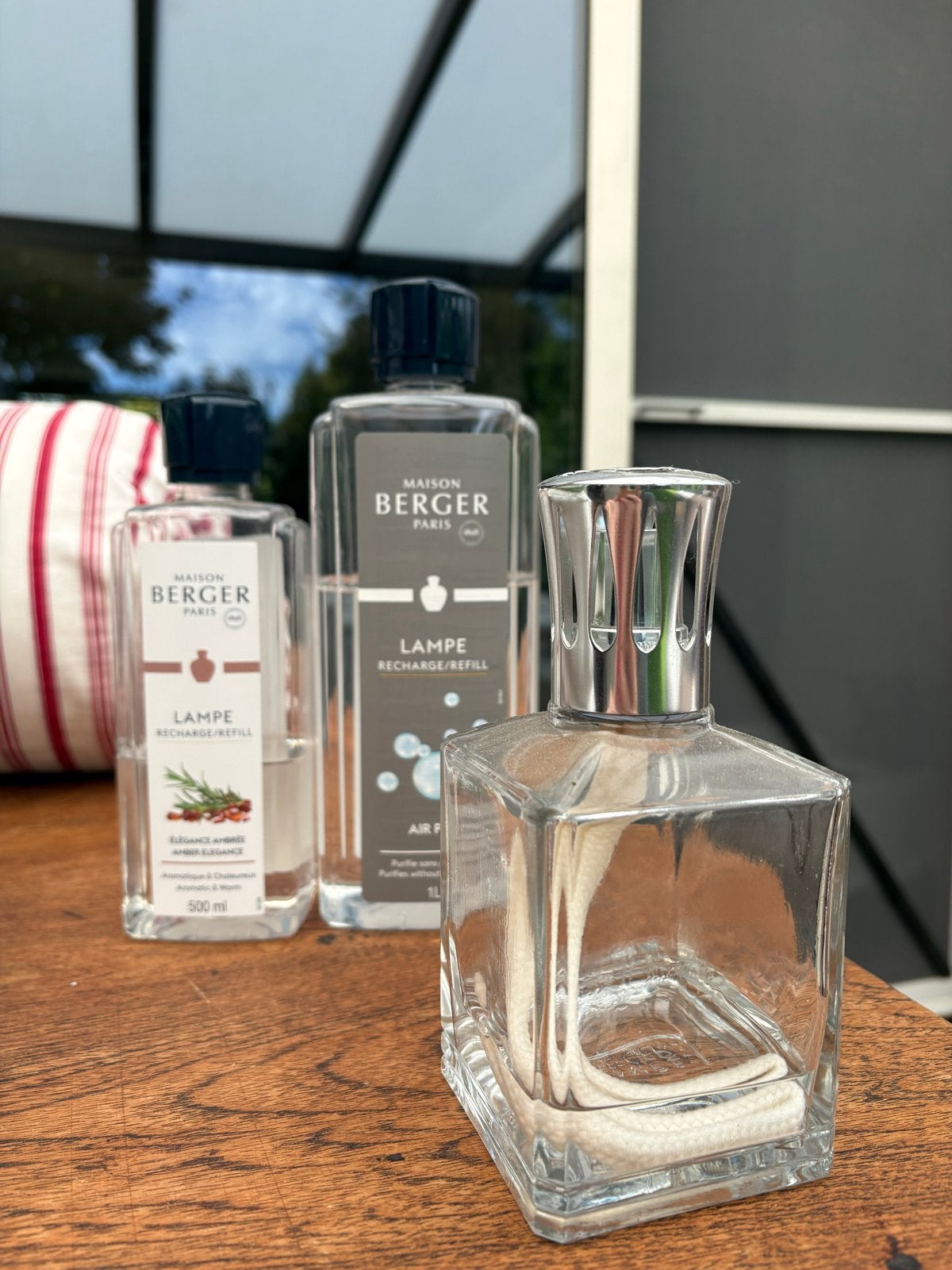 Maison Berger Lampe en Navulling - Elegance Ambrée & Air Pur, Ophalen, Zo goed als nieuw