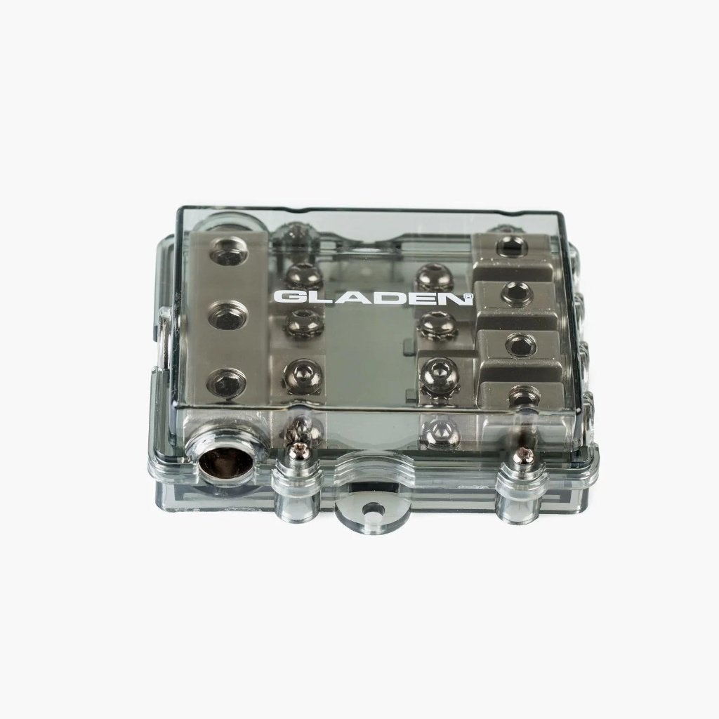 GLADEN FB 4 Distributieblok voor 4 mini ANL zekeringen, Verzenden, Nieuw, Gladen