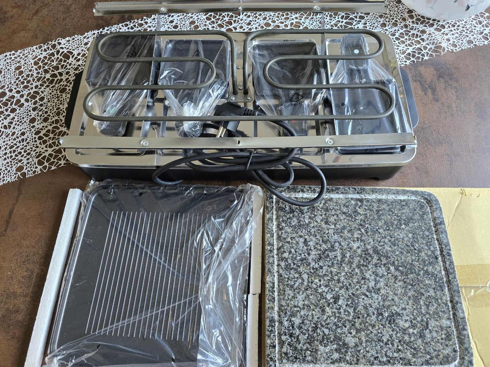 Nieuwe Tristar RA-2947 Raclette Grill /Gourmetstel (8 pers.), Ophalen of Verzenden, Nieuw