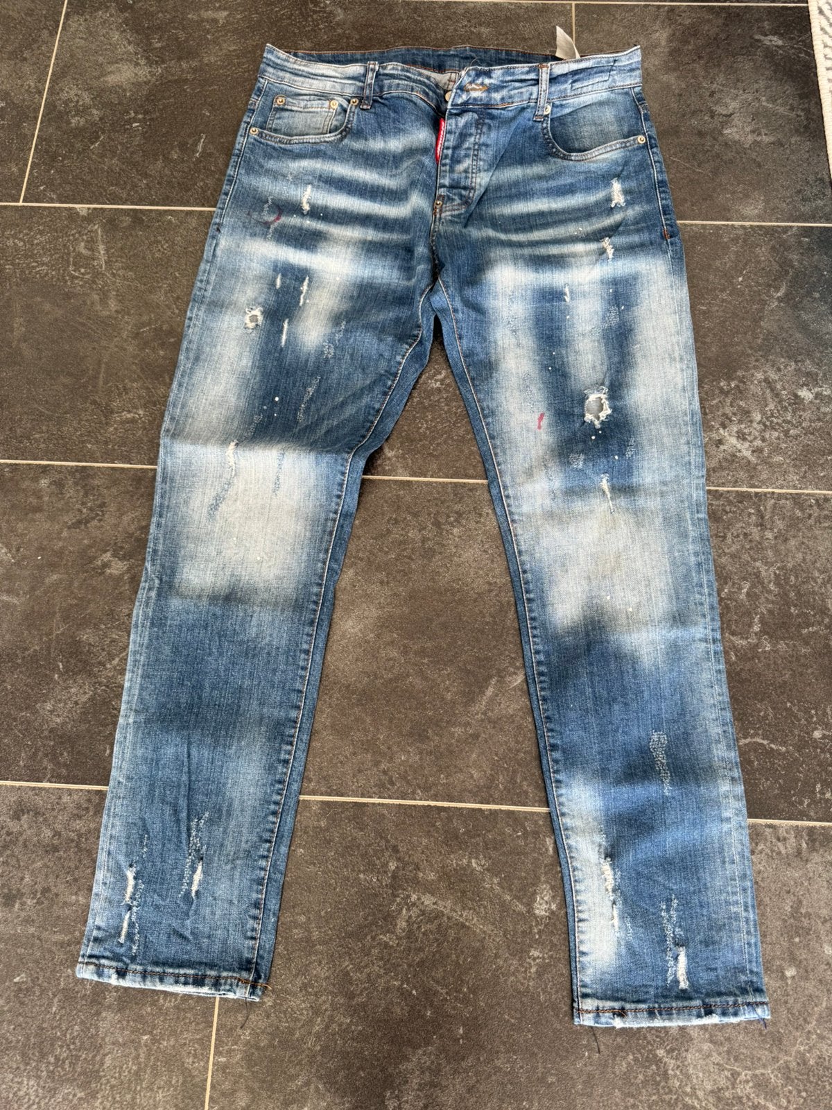 Mooi spijkerbroek, Ophalen of Verzenden, Gedragen, Blauw, W36 - W38 (confectie 52/54)
