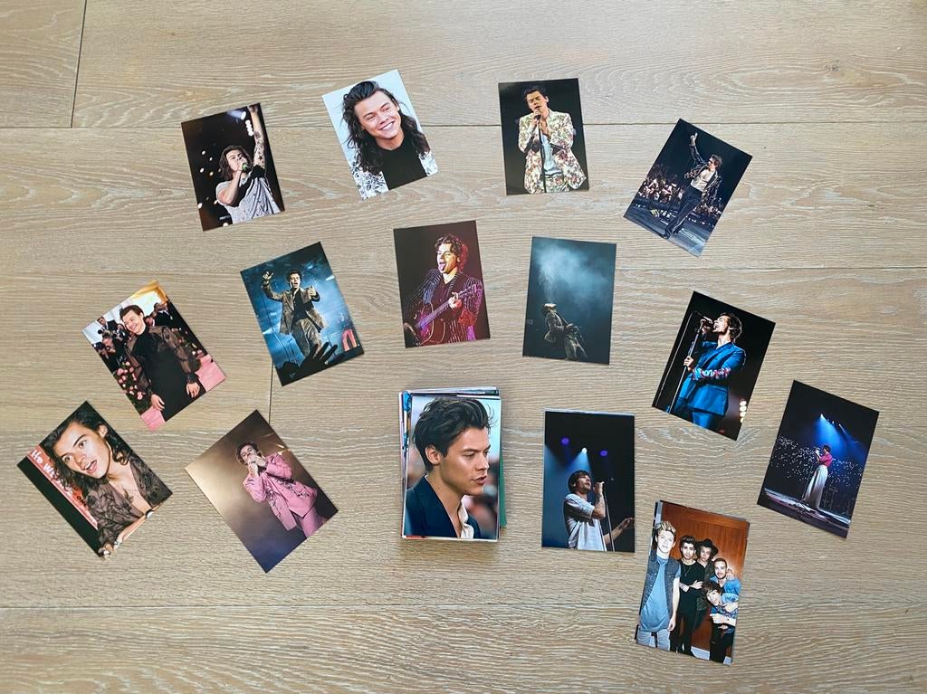 Foto’s van Harry Styles, Verzamelen, Muziek, Artiesten en Beroemdheden, Zo goed als nieuw, Foto of Kaart, Ophalen of Verzenden