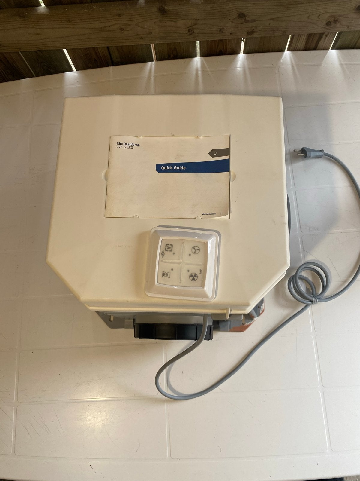 Mechanische ventilatie met afstandsbediening - Zo goed als n, Ophalen of Verzenden, Zo goed als nieuw, Ventilator