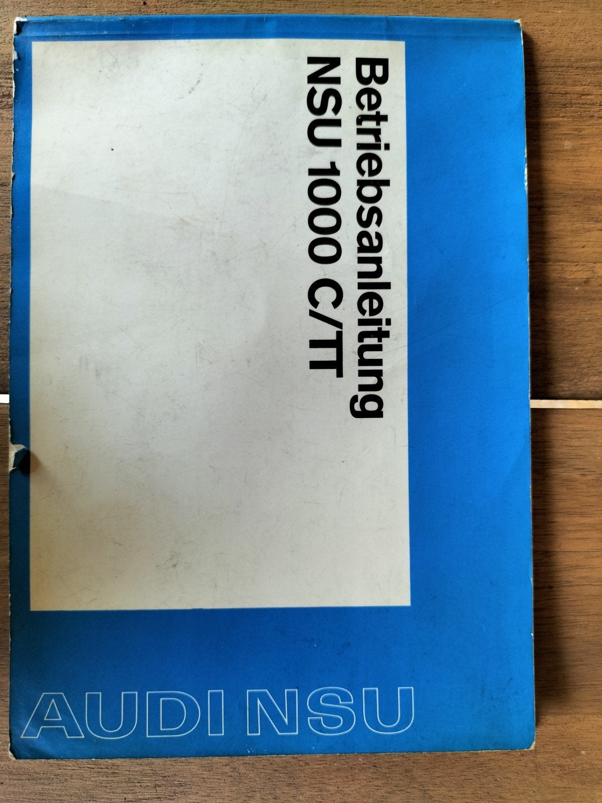 NSU Prinz 1000/1000 C/TT Instructie- en serviceboek, Ophalen of Verzenden