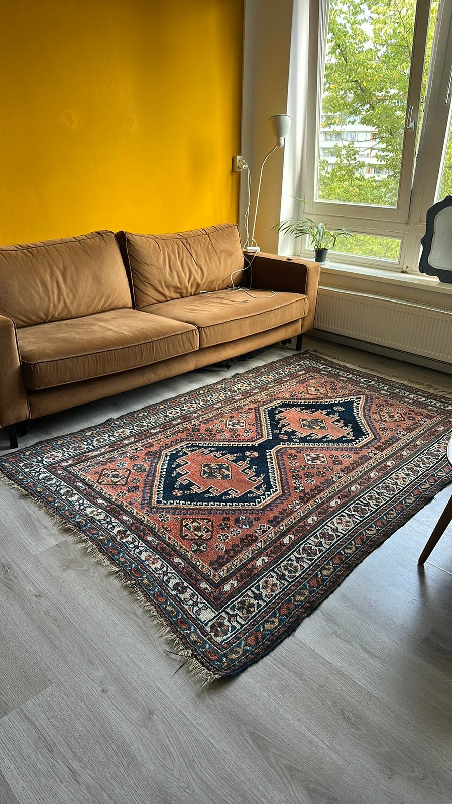 Prachtig Perzisch tapijt (handgeknoopt), Ophalen, Zo goed als nieuw, Rechthoekig, 200 cm of meer