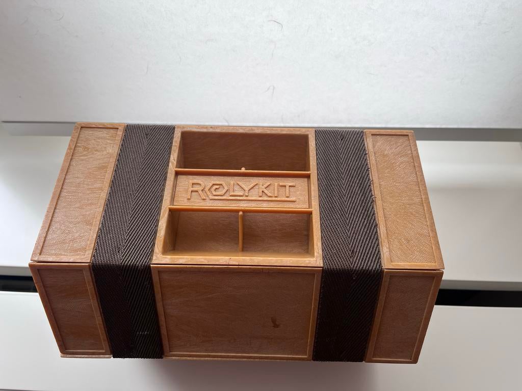 Vintage Rolykit opbergdoos - Handig en stijlvol!, Ophalen of Verzenden, Gebruikt