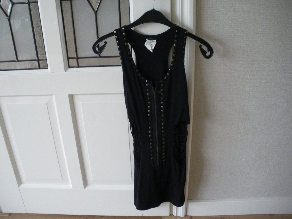 nieuw heel mooi zwart mouwloos zomer tuniek kikirikki smal, Ophalen of Verzenden, Nieuw, Maat 36 (S), Zwart
