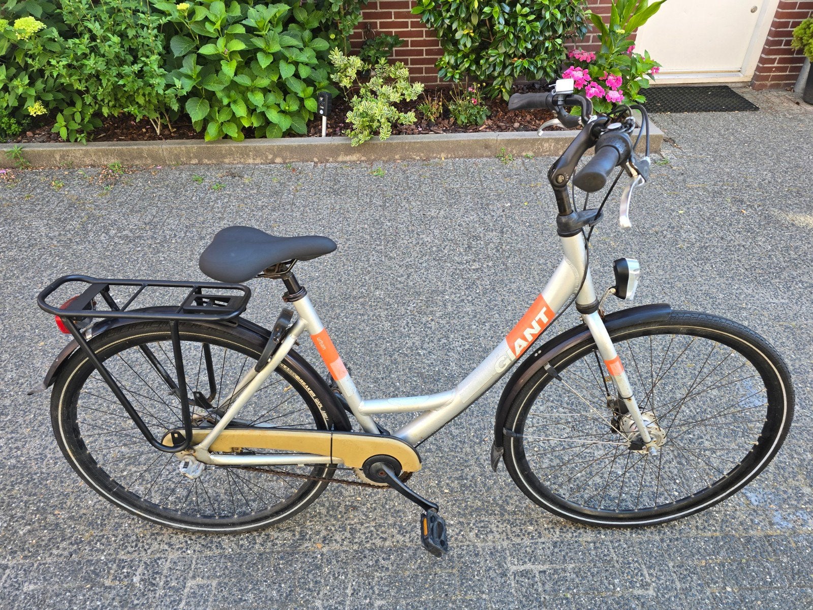 28 inch nette fijn rijdende giant urban damesfiets 3v 50cm, Ophalen, Gebruikt, Versnellingen, Giant