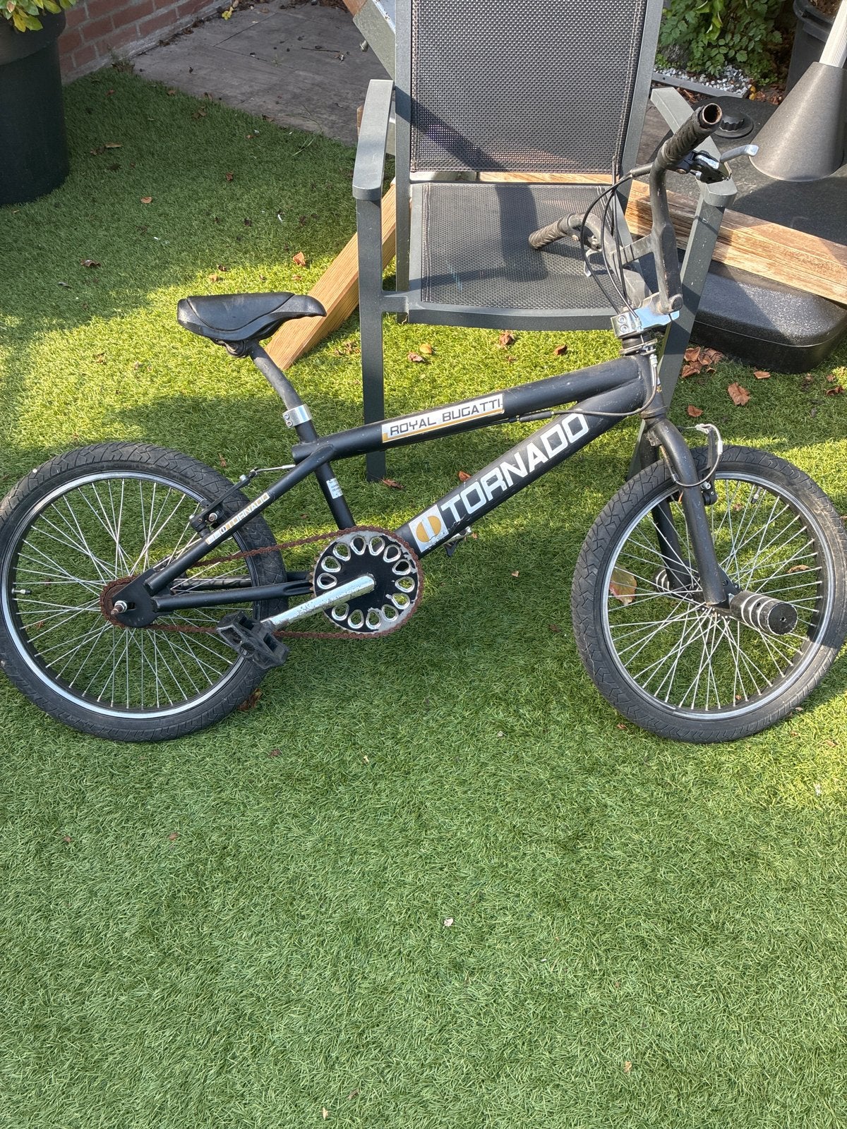BMX Tornado Royal Bugatti - Gebruikt, Ophalen, Staal, Velgrem, Voetsteunen