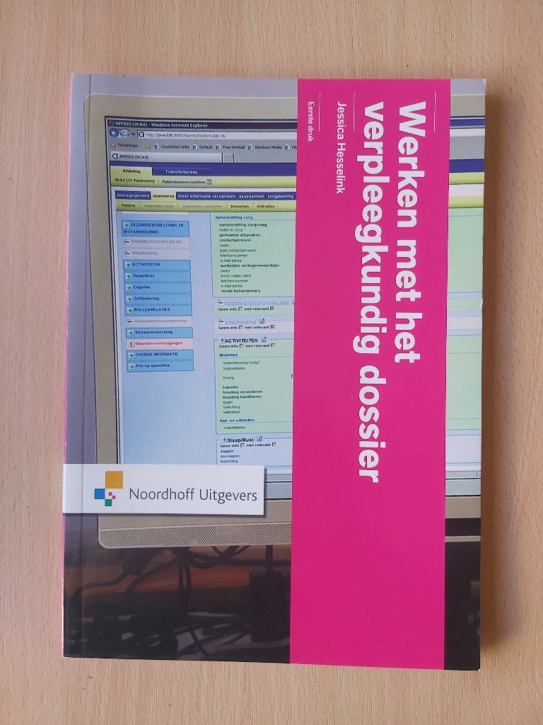 Werken met het verpleegkundig dossier, Ophalen, Beta, Zo goed als nieuw, MBO