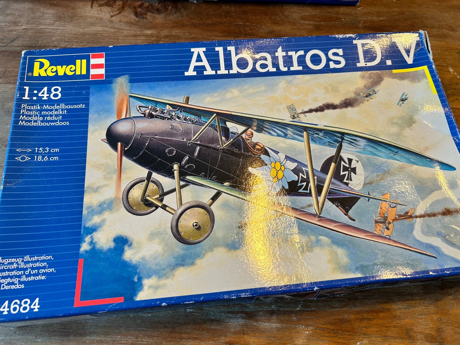 Revell 04684, 1:48 Albatros D.V. Zgan, Hobby en Vrije tijd, Modelbouw | Vliegtuigen en Helikopters, Ophalen of Verzenden, Zo goed als nieuw