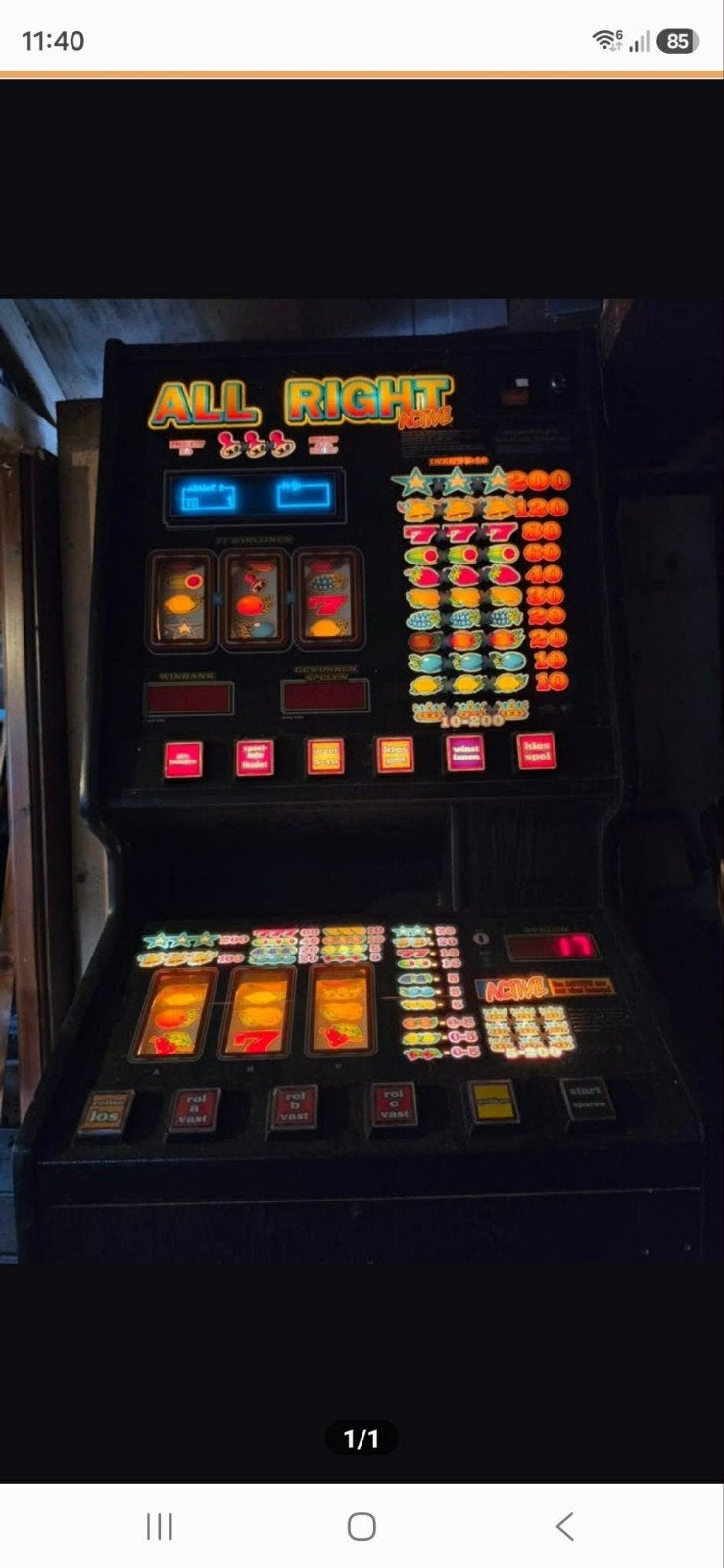 gokkast, mancave, Verzamelen, Automaten | Gokkasten en Fruitautomaten, Euro, Ophalen, Gebruikt