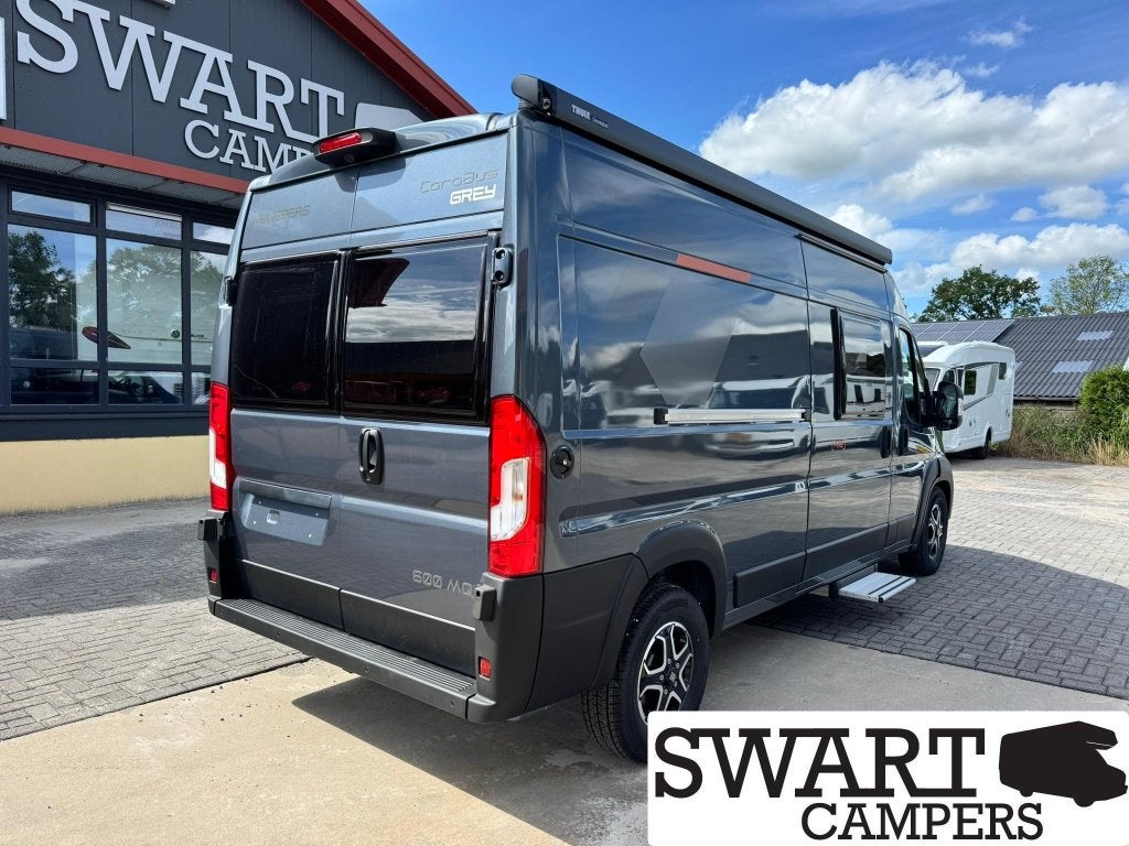 Weinsberg CaraBus Grey 600 MQ Edition [FIRE], MAXI, Caravans en Kamperen, Automaat, Ringverwarming, Fiat, Tot en met 2
