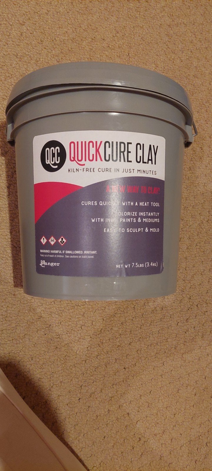 QCC Quick Cure Clay - 3.4kg Klei, Overige thema's, Nieuw, Ophalen of Verzenden, Overige materialen