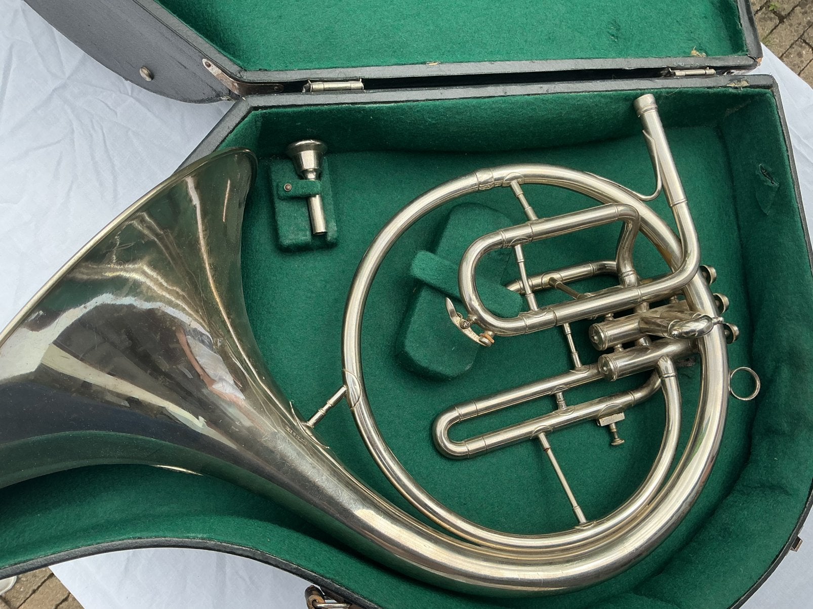 Althoorn   Korhoorn, Muziek en Instrumenten, Ophalen, Gebruikt, Althoorn of Eshoorn, Met koffer