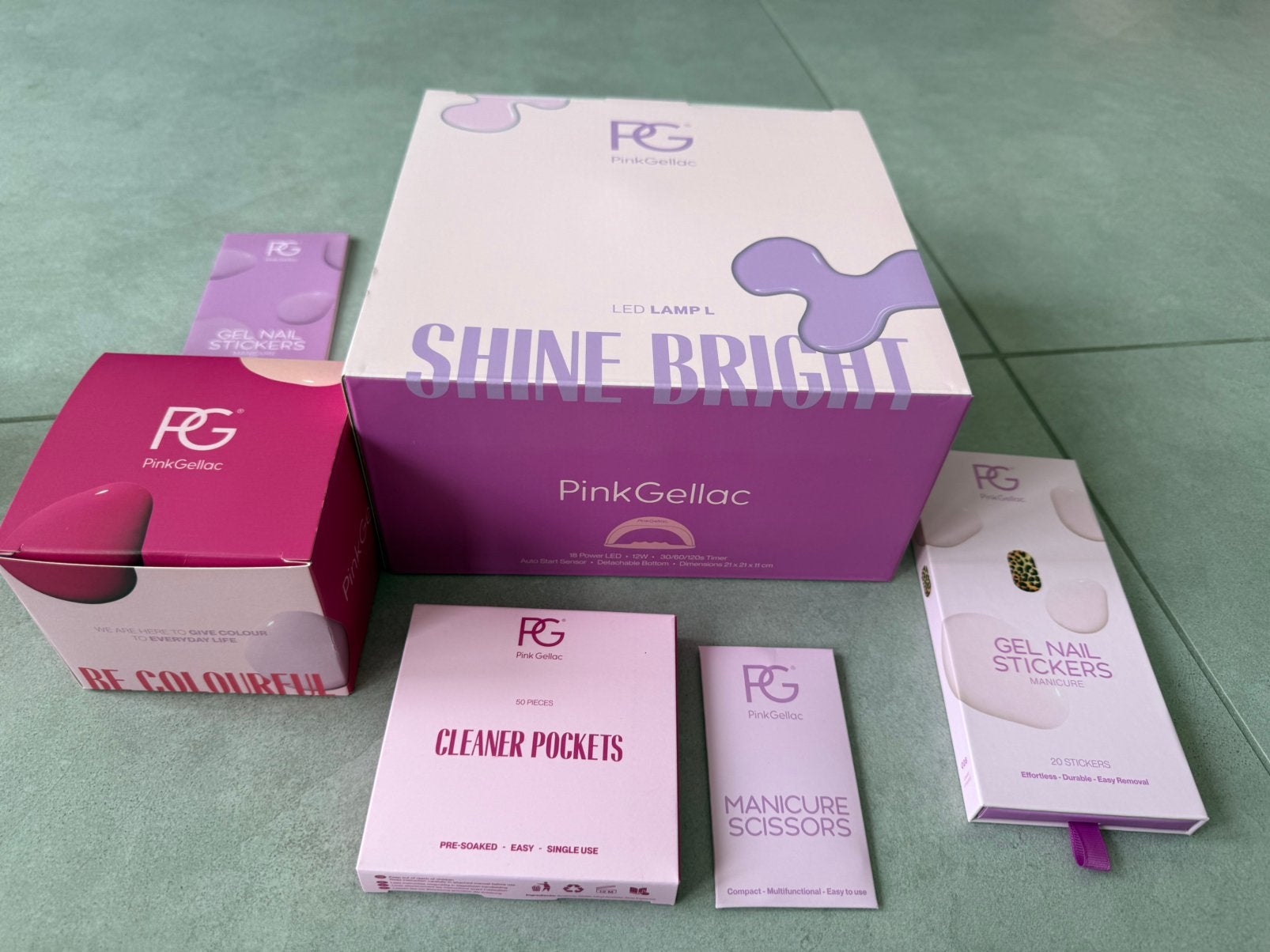 NIEUW Pink Gellac set, Ophalen of Verzenden, Zo goed als nieuw, Overige kleuren, Handen en Nagels