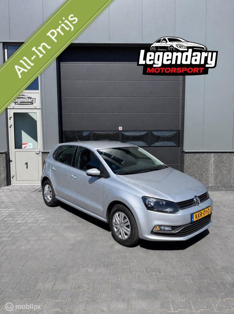 Volkswagen Polo 1.0 MPI | Cruise | PDC | Nw riem | BT, Voorwielaandrijving, Stof, Gebruikt, Zwart