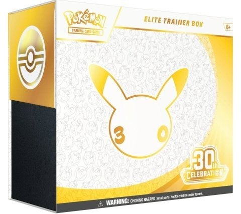 Pokémon 30th anniversary elite trainer box etb, Ophalen, Nieuw, Boosterbox, Foil