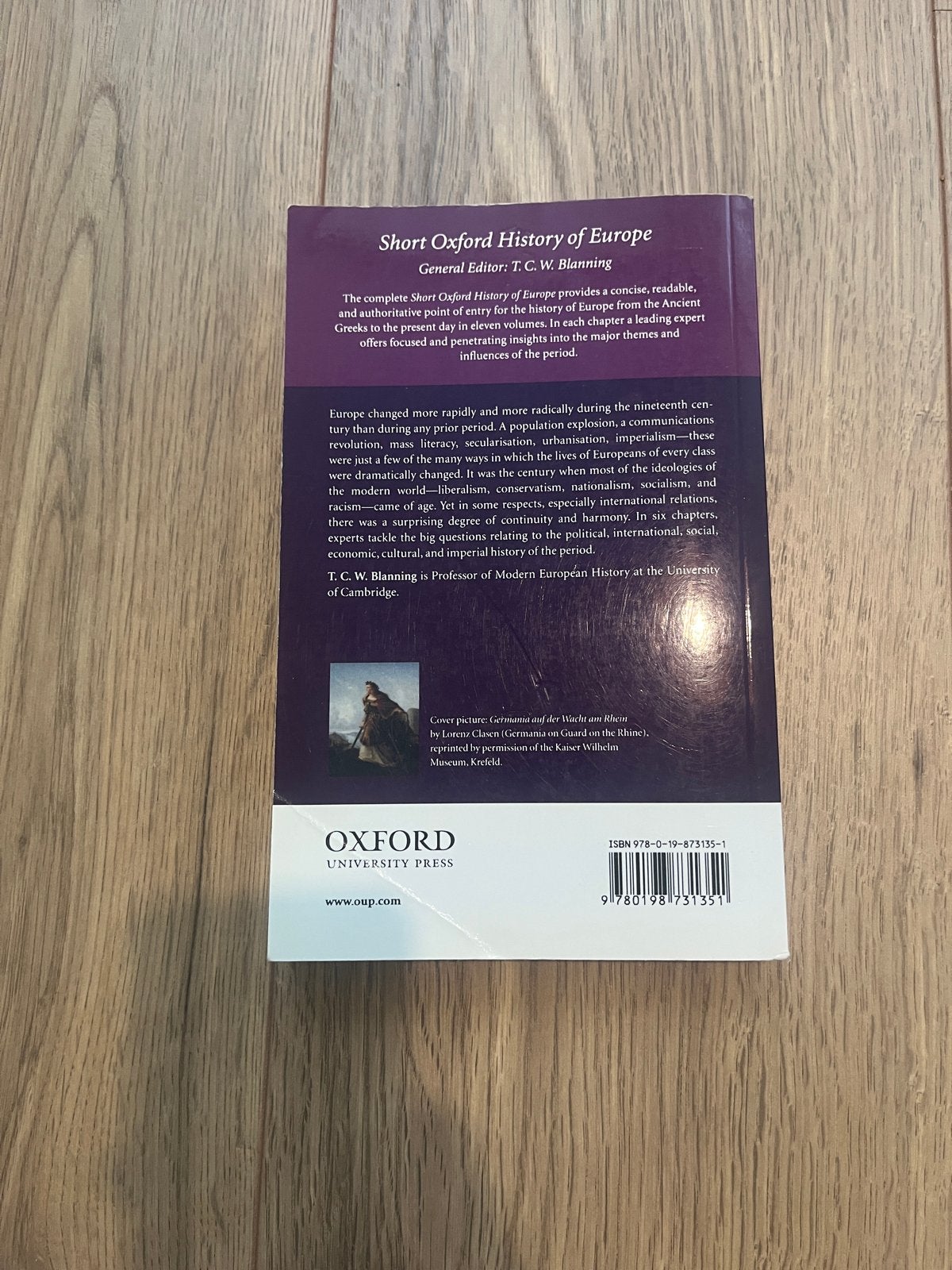 The Nineteenth Century - Short Oxford History of Europe, Ophalen, 19e eeuw, Zo goed als nieuw, Europa