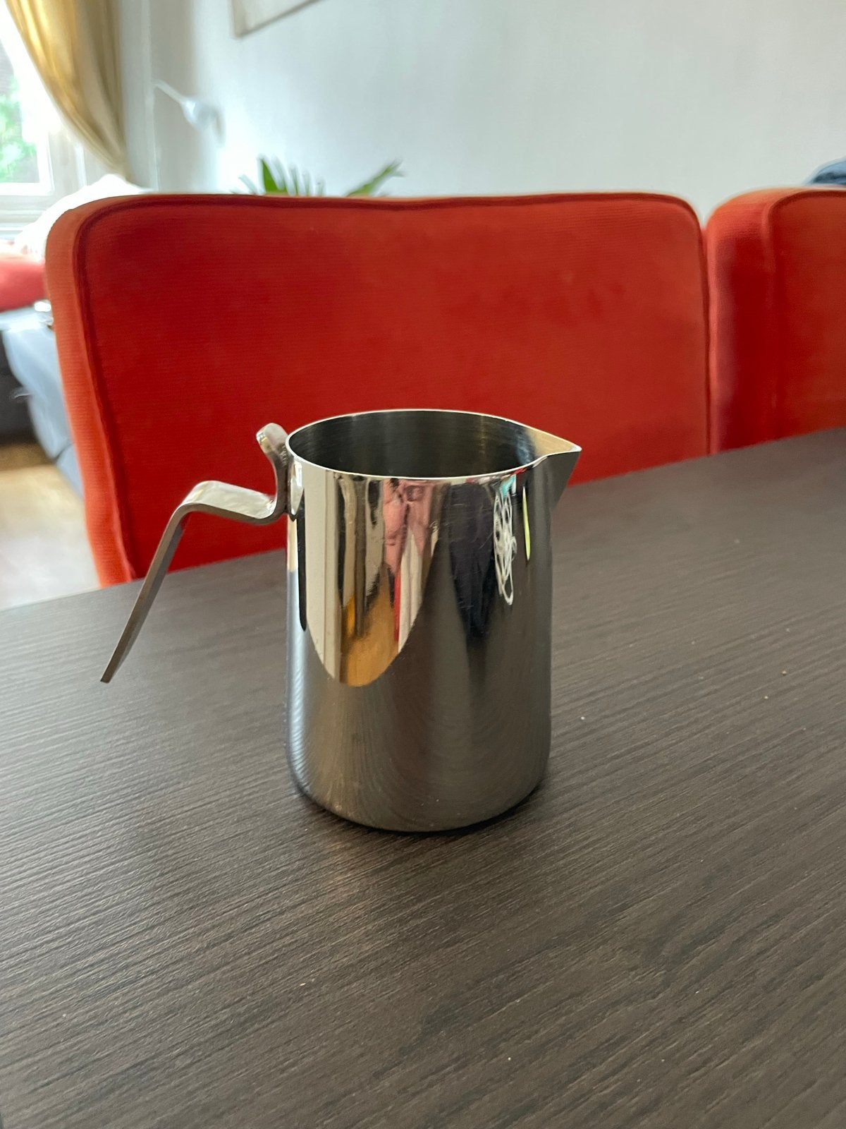 Bialetti melkkannetje RVS - Perfect voor opschuimen, Verzenden, Zo goed als nieuw, Handmatige melkopschuimer