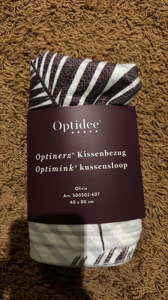 Optidee opti mink kussenhoes 40x80, Ophalen of Verzenden, Nieuw