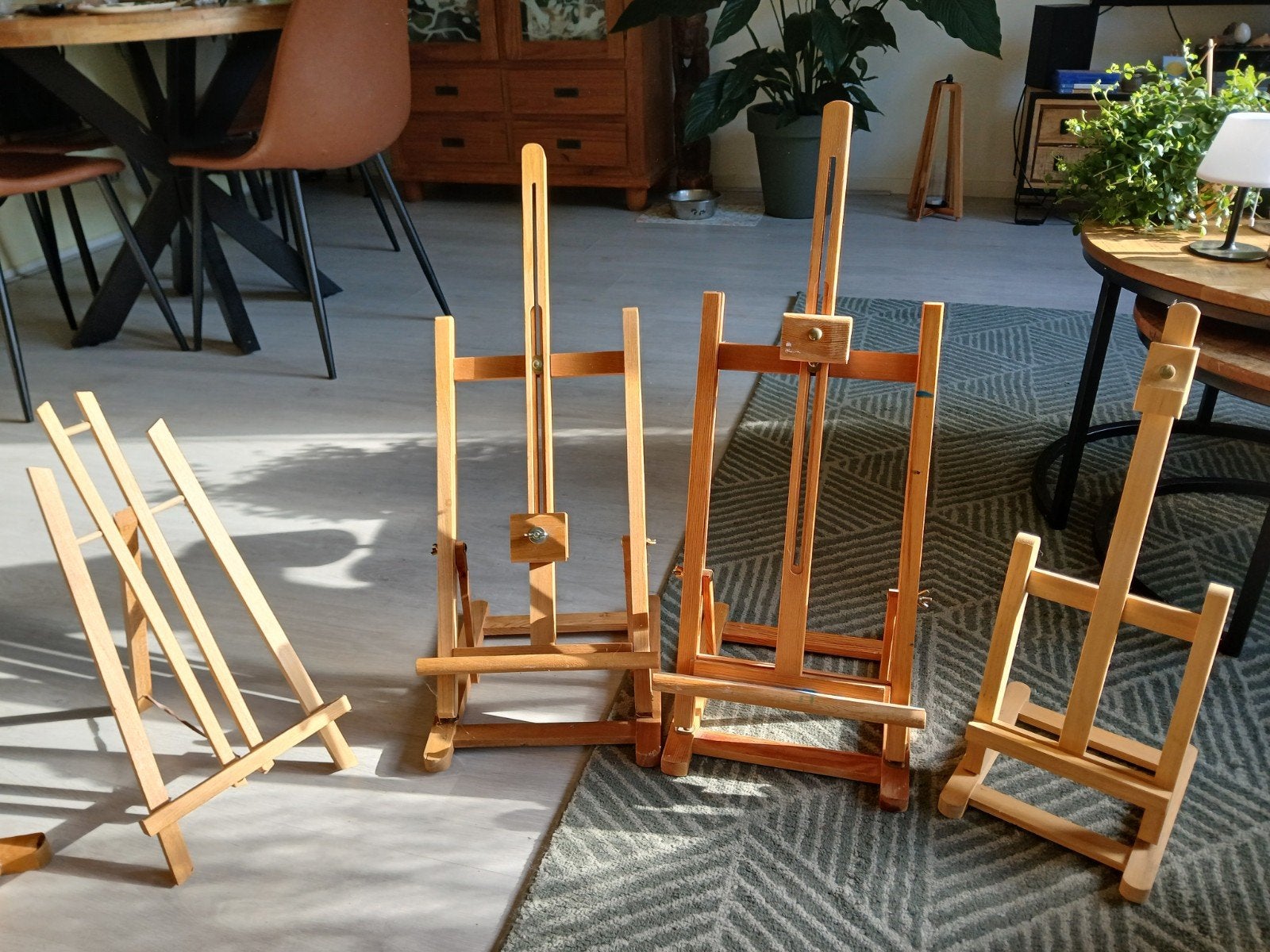 Schilderezels, houders en houten frame, Hobby en Vrije tijd, Ophalen, Gebruikt, Ezel