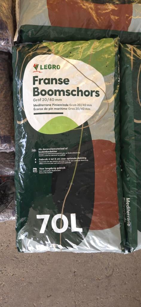 Franse boomschors 70 Liter, Ophalen