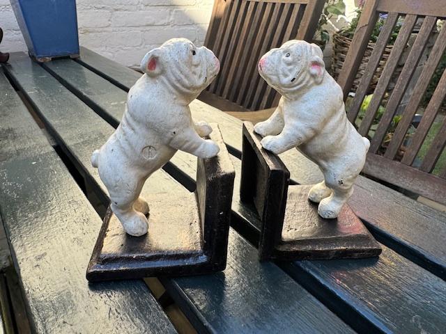 gietijzeren boekensteunen, Engelse bulldogs, Antiek en Kunst, Curiosa en Brocante, Ophalen of Verzenden