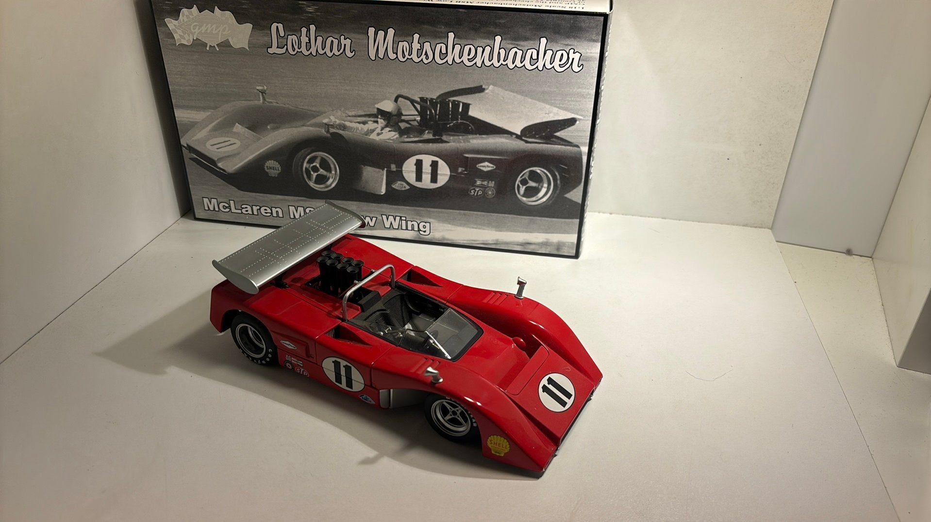 McLaren m8b low wing #11 GMP 1.18, Hobby en Vrije tijd, Ophalen of Verzenden, A, A, A