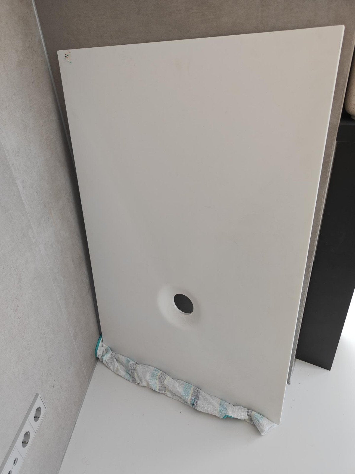 Maatwerk Corian / Solid Surface douchebak 120  80 cm – 12 m, Ophalen of Verzenden, Zo goed als nieuw, Douche