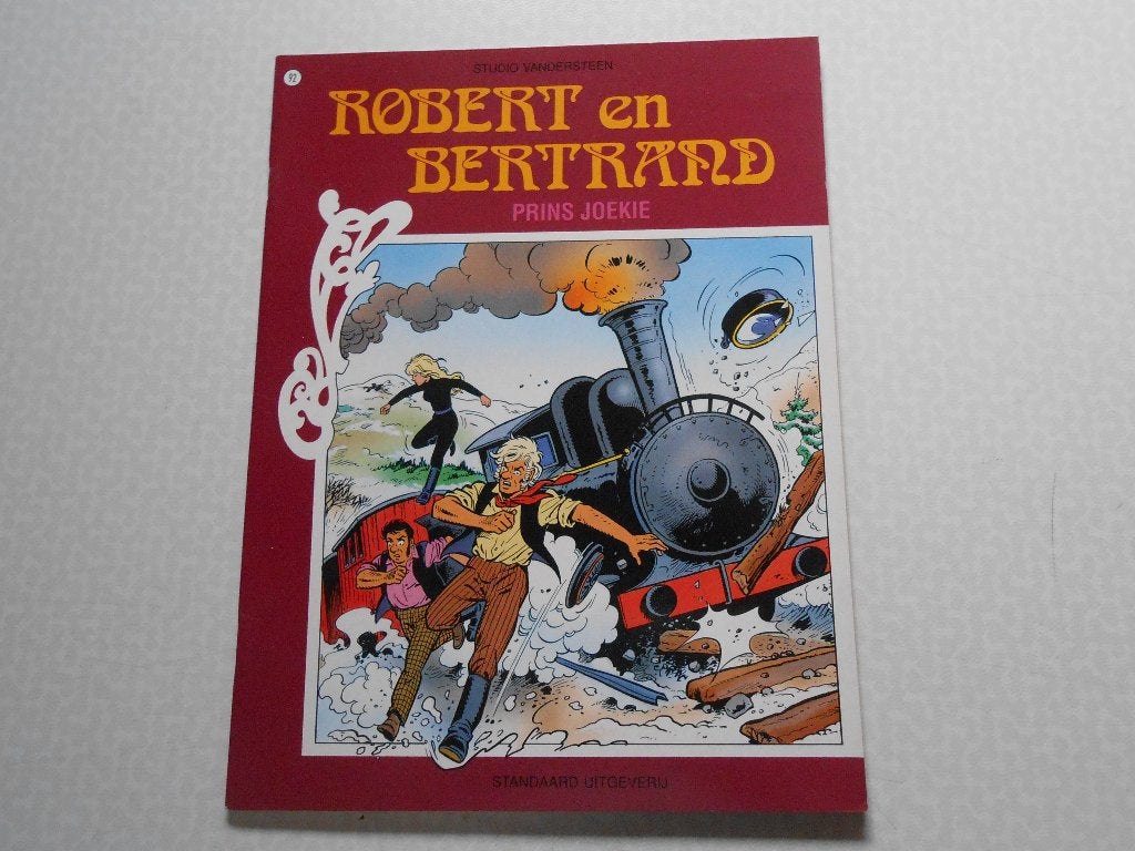 Robert en Bertrand 92 Prins Joekie 1991 ste druk., Willy Vandersteen, Eén stripboek, Ophalen of Verzenden, Zo goed als nieuw