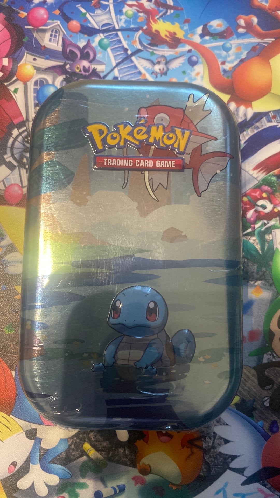 Pokémon TCG Kanto Friends Mini Tin Squirtle (Sealed / Nieuw), Ophalen of Verzenden, Nieuw, Booster, Foil