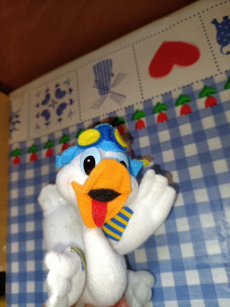 KLM meeuw knuffeltje 16 cm, Ophalen of Verzenden, Zo goed als nieuw, Overige typen