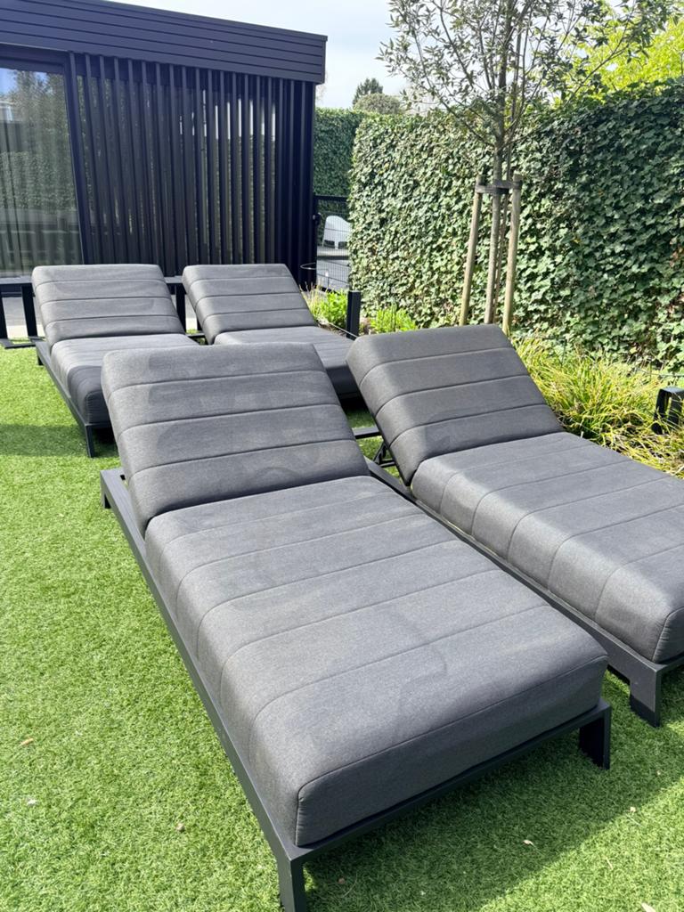 Fonteyn luxe ligbedden | 8x verstelbaar zonnebed | poolbeds, Tuin en Terras, Ligbedden, Ophalen, Aluminium, Verstelbaar, Gebruikt