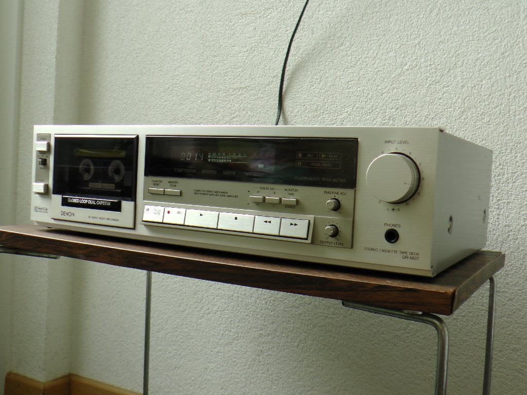 Denon DR-M22 cassettedeck, Ophalen of Verzenden, Enkel, Denon, Tiptoetsen