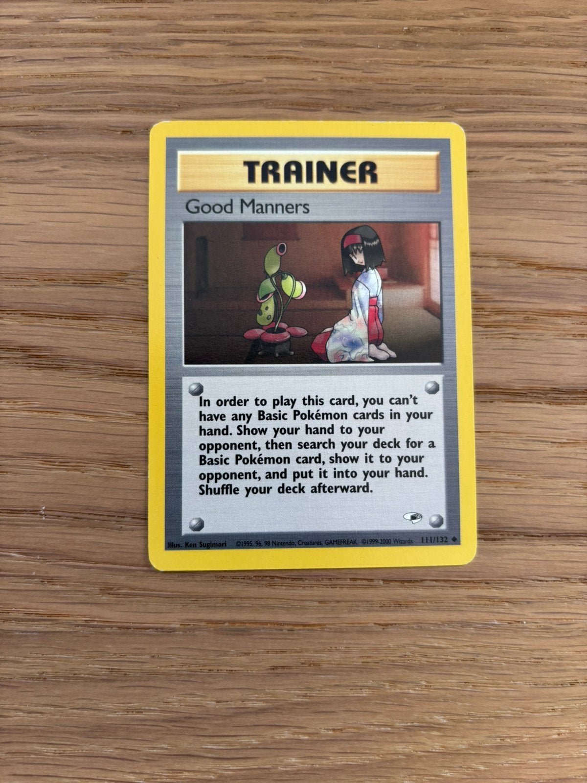 Good Manners, Ophalen of Verzenden, Zo goed als nieuw, Losse kaart