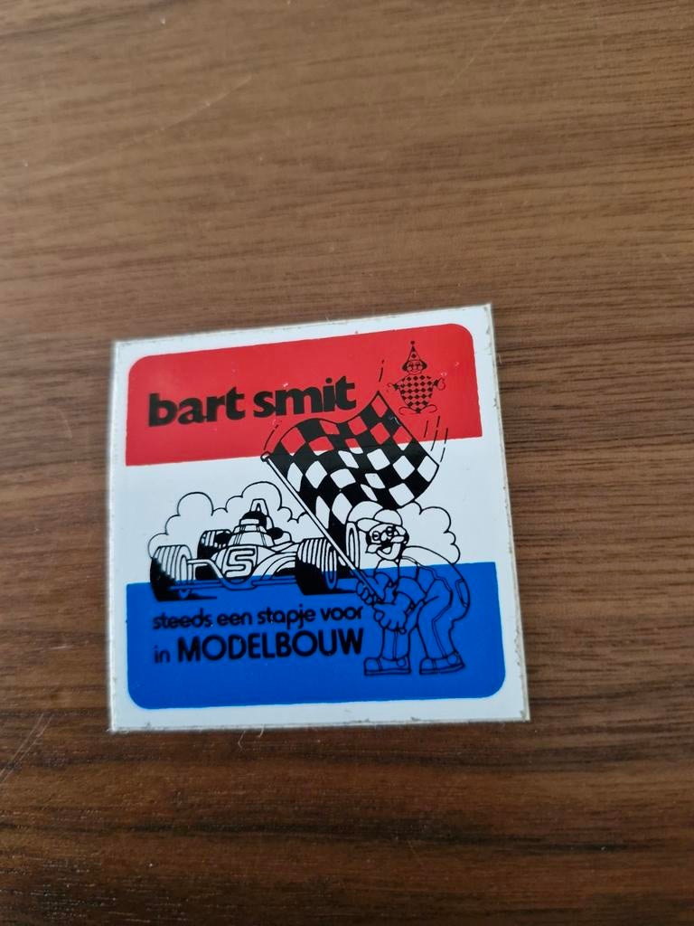7320 Bart Smit Modelbouw Sticker - Zeldzaam Verzamelobject, Ophalen of Verzenden, Gebruikt, Overige typen