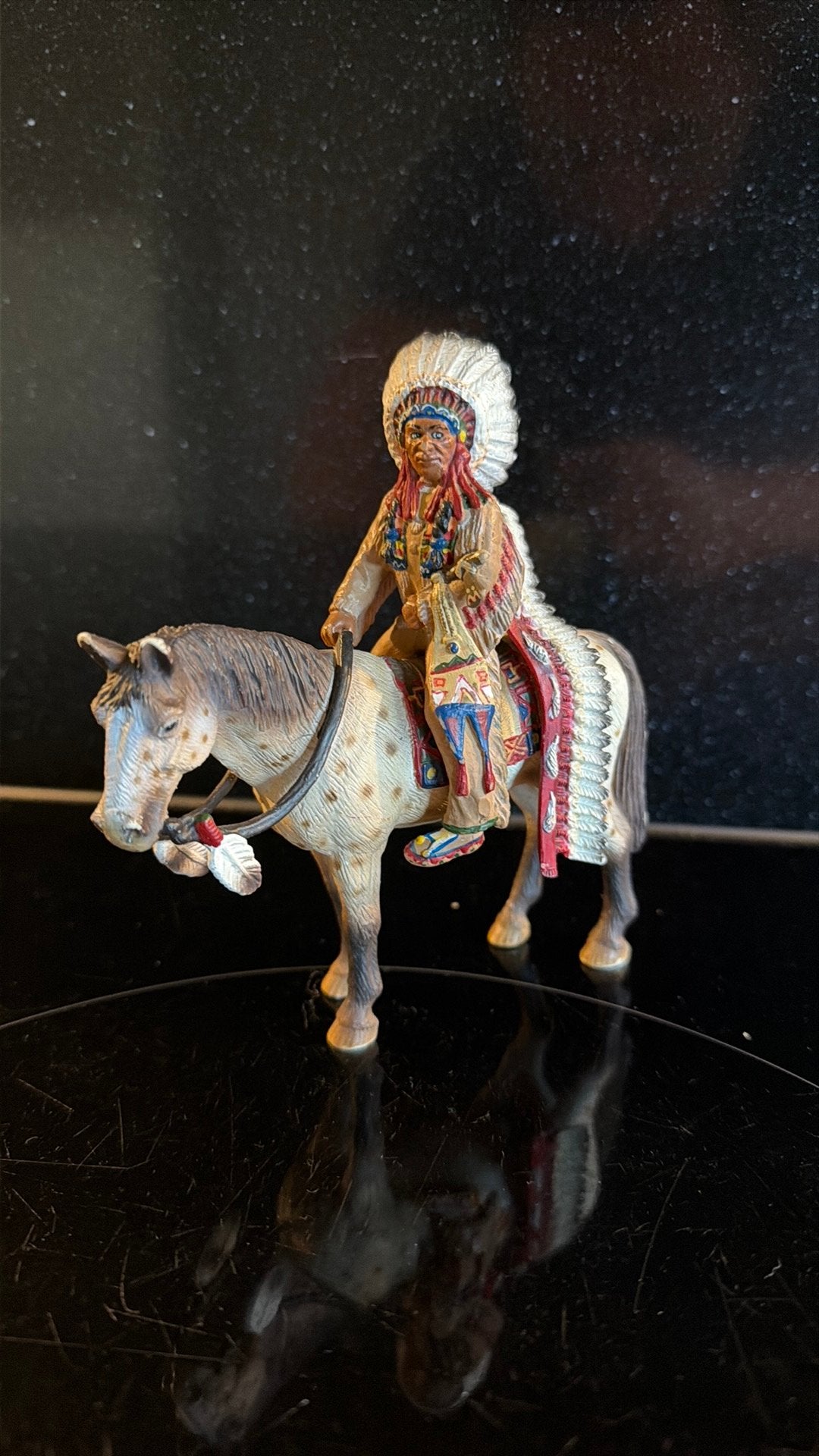 Schleich Wildwest: Sioux opperhoofd, Ophalen of Verzenden, Zo goed als nieuw