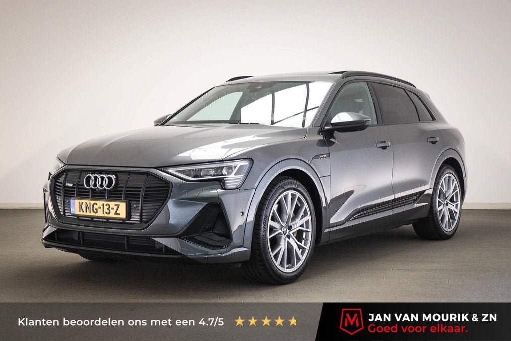 Audi e-tron 55 quattro S edition 95 kWh | SOH 98% | PANORAMA, Auto's, Audi, Automaat, Huisgarantie, 95 kWh, Met garantie (alle)