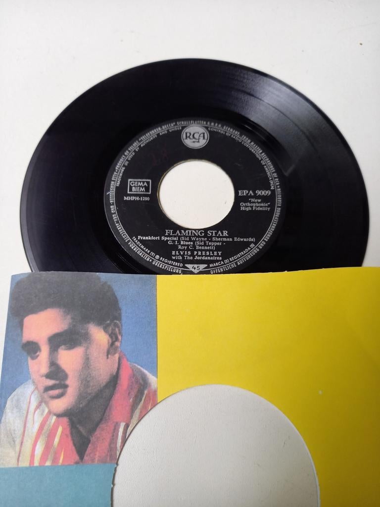 Elvis Presley epa 9009 / Flaming star, Cd's en Dvd's, Vinyl Singles, Ophalen of Verzenden, Zo goed als nieuw, Pop