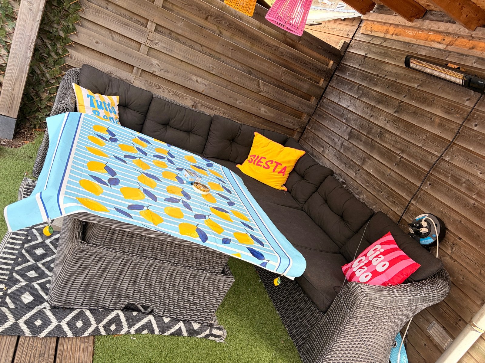 Loungeset Jysk, Ophalen, Gebruikt, Loungeset, Wicker