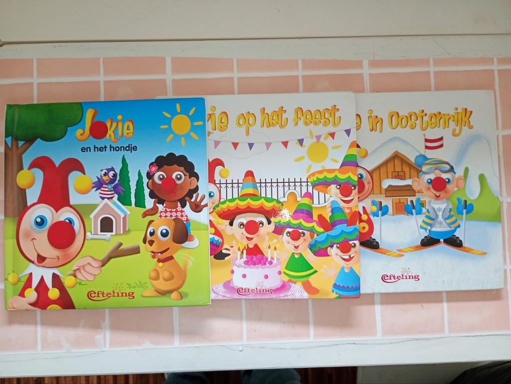 3 Efteling Jokie boekjes Jokie en het hondje, Oostenrijk, F, Verzamelen, Ophalen of Verzenden, Overige typen