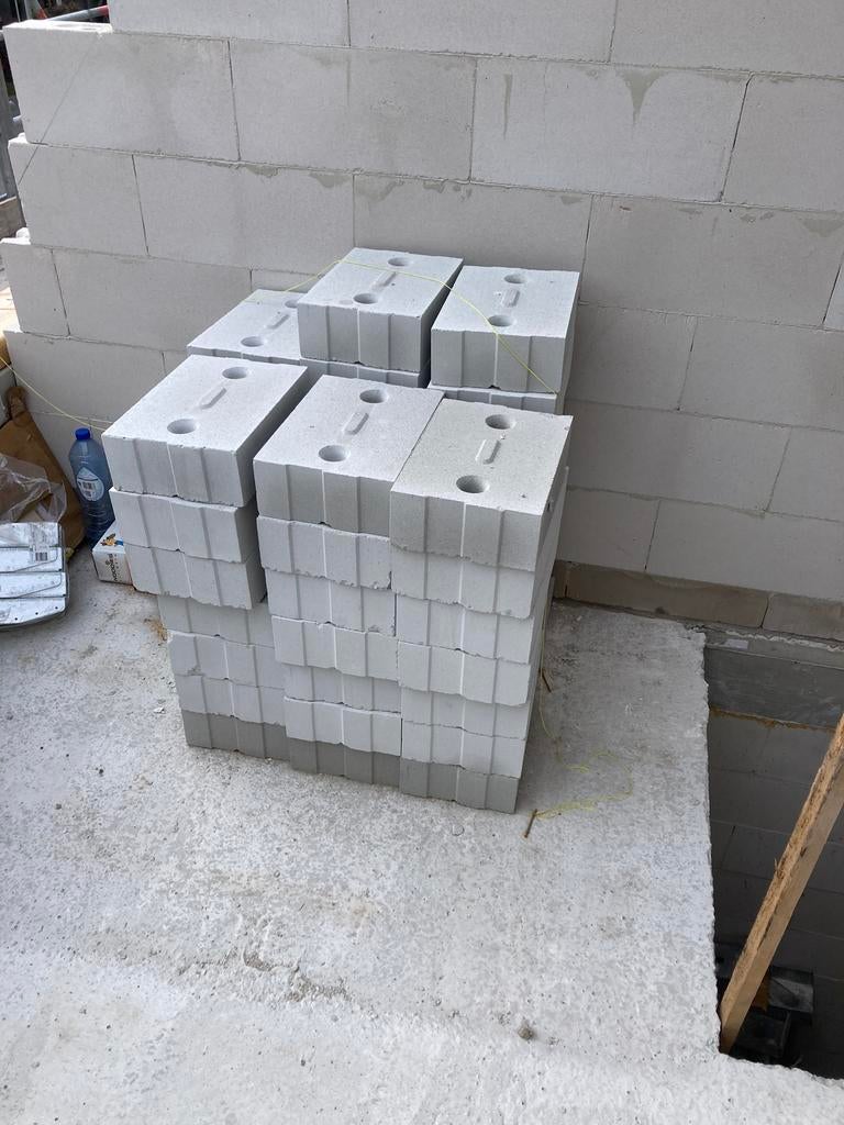 Lijmblokken makz 214x297x100, Doe-het-zelf en Verbouw, Ophalen, Nieuw, Bakstenen
