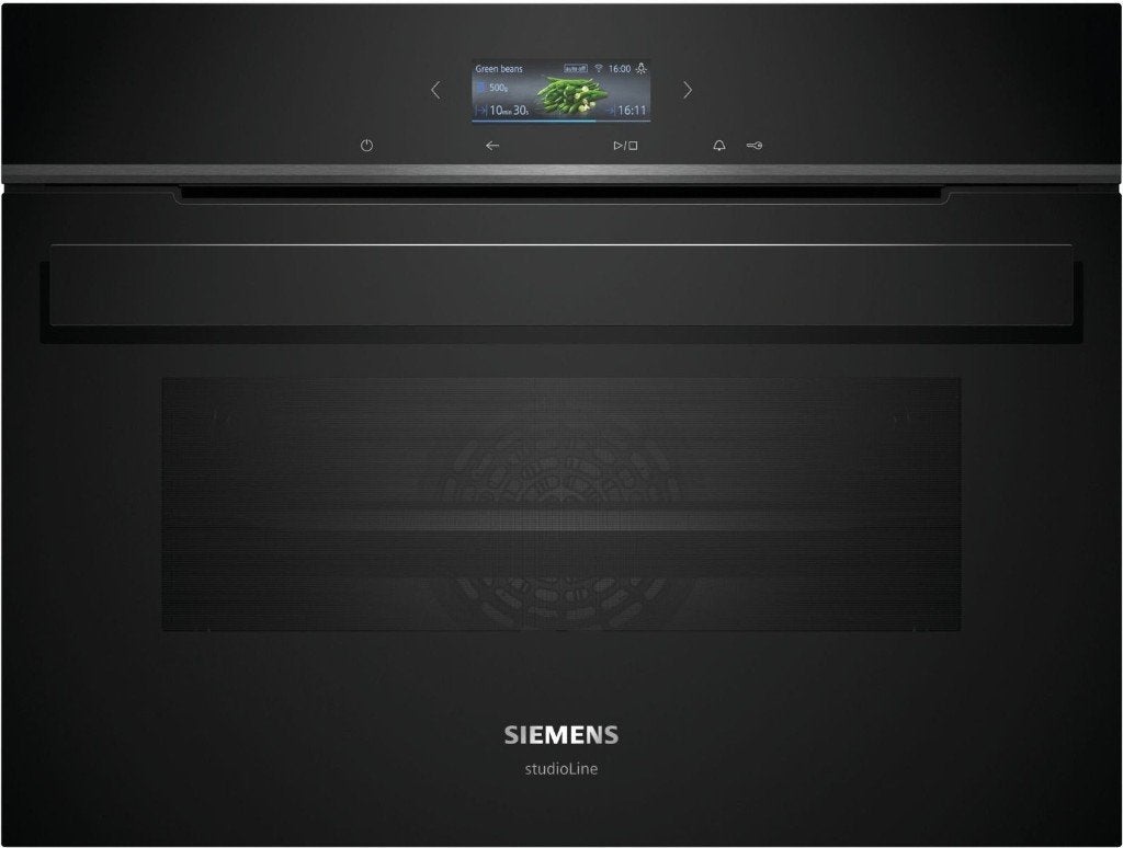 Siemens CB974GKB1 - Studioline Compacte Bakoven - Pyrolyse, Ophalen, 45 tot 50 cm, Oven, Hete lucht