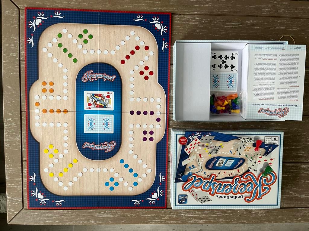 Oudhollands Keezenspel - Compleet en Zo Goed als Nieuw, Een of twee spelers, Ophalen, Zo goed als nieuw