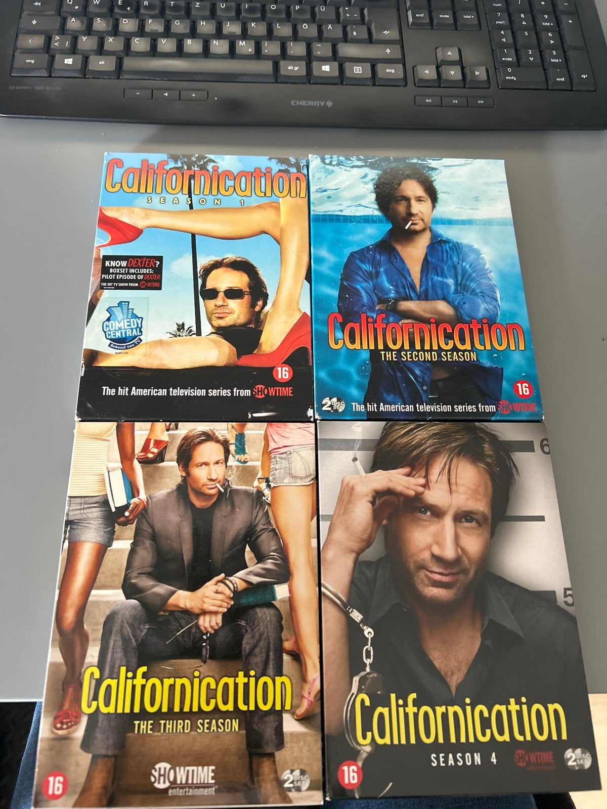 Californication Seizoen 1-4 DVD Boxset, Vanaf 16 jaar, Ophalen, Gebruikt, Drama
