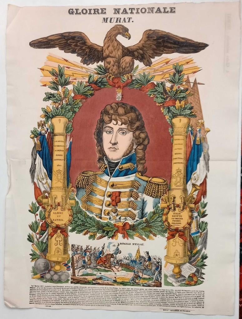 [Epinal Pellerin] Gloire Nationale Murat - Slag bij Eylau, Ophalen of Verzenden