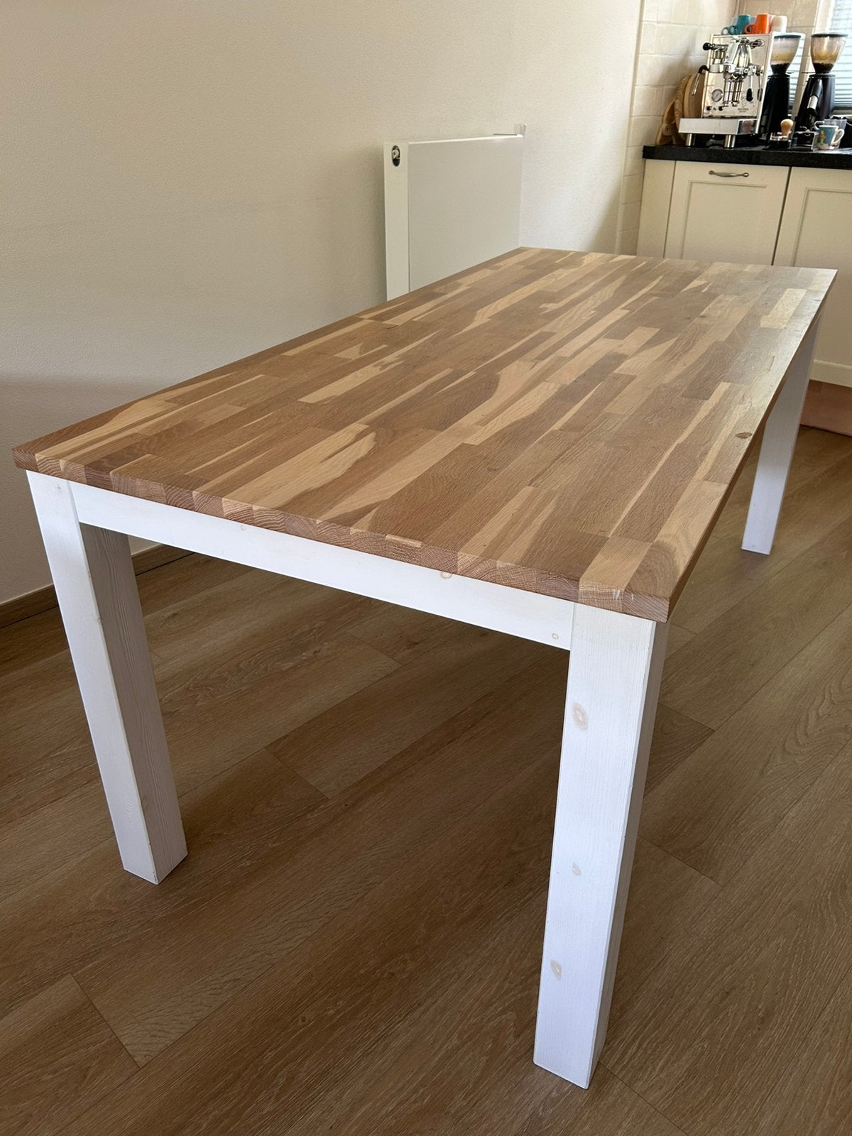 Eettafel 185x85cm, Huis en Inrichting, Tafels | Eettafels, Ophalen, Gebruikt, Eikenhout, 50 tot 100 cm