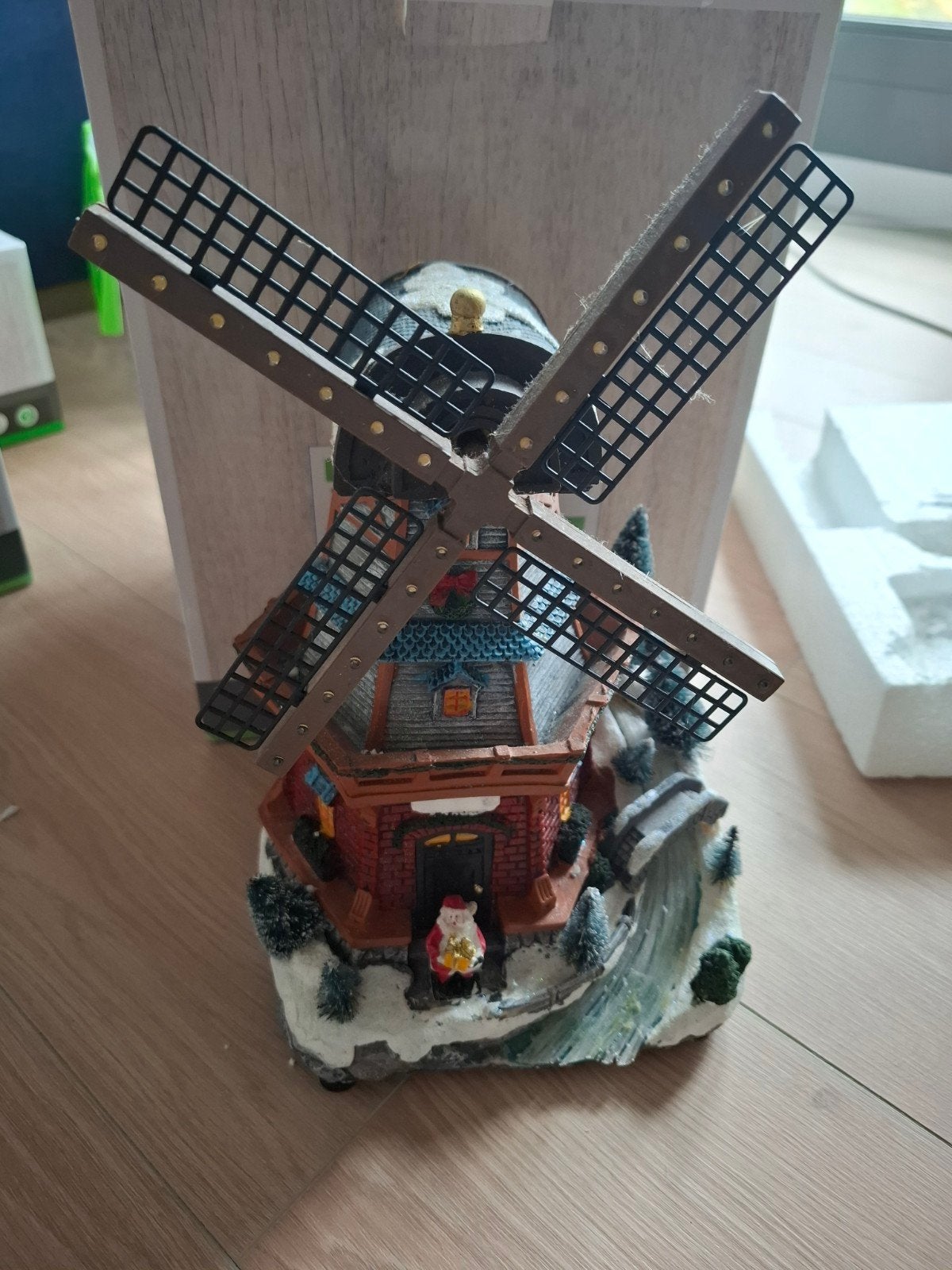 Intratuin kersthuisje Decoratie Windmolen, Ophalen of Verzenden, Zo goed als nieuw