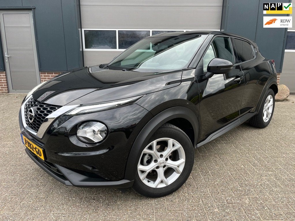 Nissan Juke 1.0 DIG-T N-Connecta-Carplay-Camera-LM-NAP!, Auto's, Nissan, Voorwielaandrijving, Euro 6, Automatische klimaatregeling