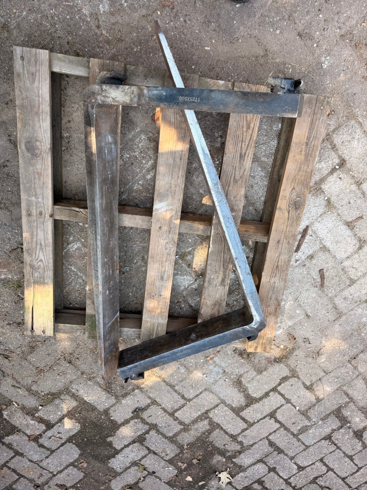 Palletvorken - 100 cm - erg goed, Ophalen, Zo goed als nieuw
